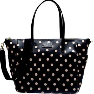 Kate Spade Black Polka Dot Bag